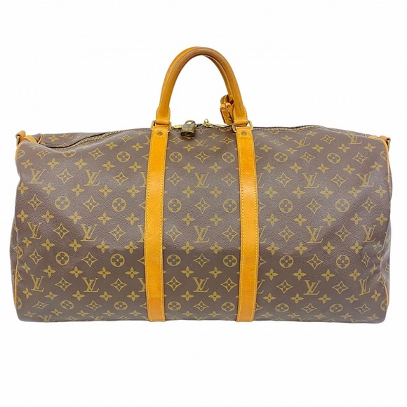 Louis Vuitton Bandouliere Boston Bag Monogram Brown Keepall - Picture 1 of 9
